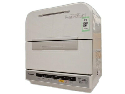 【中古】 Panasonic 食器洗いかわき切る機 白いこと NP-TM7-W