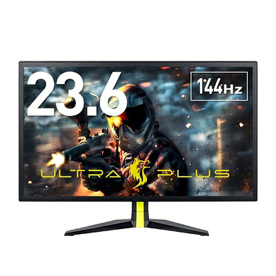 【中古】 プリンストン ULTRA PLUS ゲーミングモニター 23.6型ワイド (フルHD/144Hz/FreeSync/DisplayPort/TNパネル) PTFGSA-24W