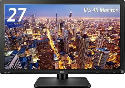 【中古】 LG モニター ディスプレイ 27MU67-B 27インチ/4K(3840×2160)/IPS 非光沢/HDMI×2、DisplayPort/高さ調節、ピボット対応
