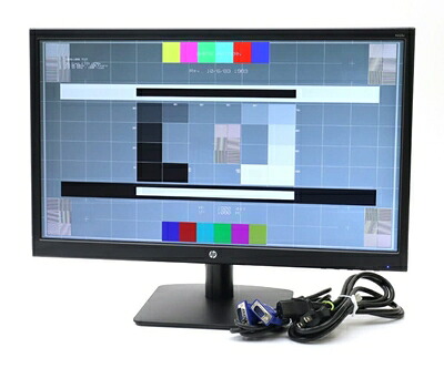 【中古】 hp N223v Monitor 21.5in非光輝ダイアログボックス 盛りだくさん固定ディスク 1920x1080点点 DVI-D/アナログRGBインプット 10000h未満