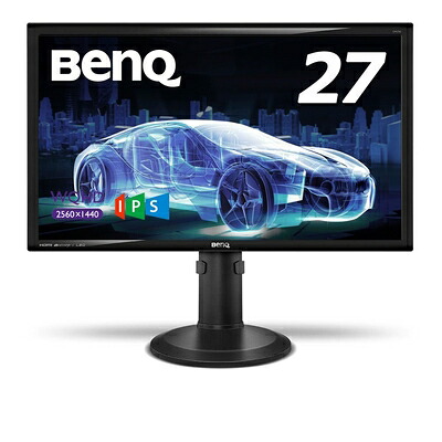 【中古】 BenQ モニター ディスプレイ GW2765HT 27インチ/WQHD/IPS/DisplayPort,HDMI,DVI,VGA端子