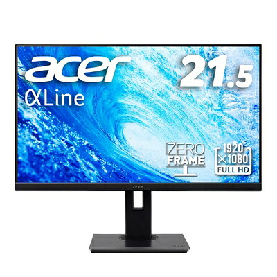 【中古】 Acer 管する AlphaLine B227QBbmiprx 21.5in VA 非光輝 盛りだくさん固定ディスク 75サイクル 4ms(GTG)HDMI VESAマウント相応う 金棒引き内蔵 高さかい繕う 高さ調節する 中軸 スイ呼びりん チルト 金棒引き積み上げる フリッカーレス 青味ともし火助け出す フレームレスデザイン