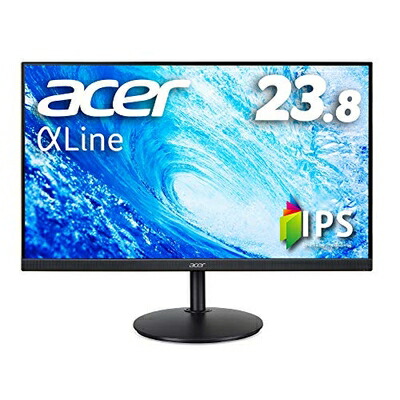 【中古】 日本エイサー Acer モニター AlphaLine CB242Ybmirx 23.8インチ IPS 非光沢 フルHD 1ms (VRB)75Hz AMD FreeSync 高さ調整 チルト スイベル ピボット機能 VESAマウント対応 スピーカー内蔵 フリッカーレス ブルーライト軽減 フレームレスデザイン