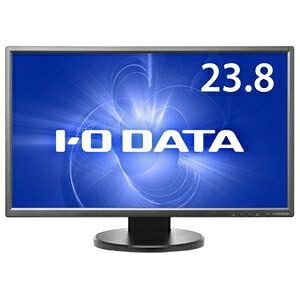 【中古】 I-O DATA 23.8型液晶ディスプレイ ブラック LCD-MF244EDSB-F