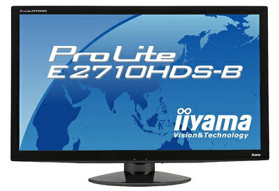 【中古】 iiyama 27in広広とした液晶見せびらかす 1920×1080(盛りだくさん固定ディスク1080P)相応う 3取り合わせインプット作りつける USBこしき積み上げる マーベルブラック PLE2710HDS-B1