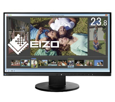 【中古】 EIZO FlexScan 23.8インチ カラー液晶モニター ( 1920×1080 / IPSパネル / 5ms / ノングレア/ ブラック ) EV2450-BKR 12,240円