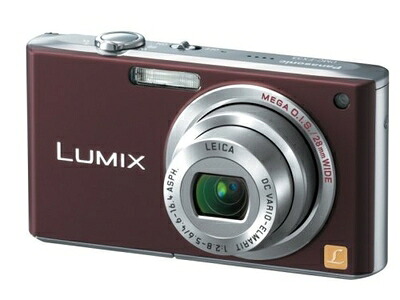 【中古】 パナソニック デジタルカメラ LUMIX (ルミックス) ショコラブラウン DMC-FX33-T｜ベアホームズ