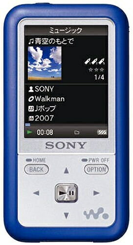 【中古】 SONY ウォークマン Sシリーズ FMラジオ内蔵 2GB ブルー NW-S615F L|ベアホームズ