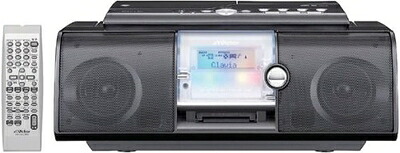 【中古】 JVCケンウッド ビクター CD-MDポータブルシステム ブラック RC-L1MD-B