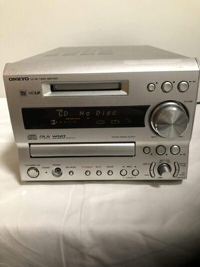 楽天市場】【中古】 ONKYO CD/MDチューナーアンプ シルバー FR-N9FX(S