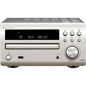 【中古】 Denon CD受信システム iPod相応う 割り増し金しろがね色 RCD-M39-SP