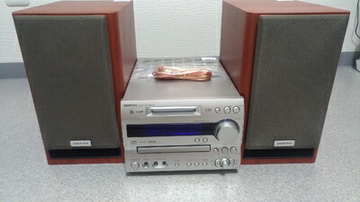 【中古】 ONKYO ONKYO FRシリーズ CD/MDチューナーアンプシステム 濃い木目スピーカー色モデル X-N7TX(D)