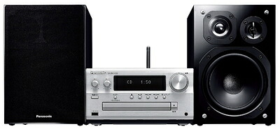 【中古】 パナソニック CDステレオシステム (シルバー) SC-PMX150-S