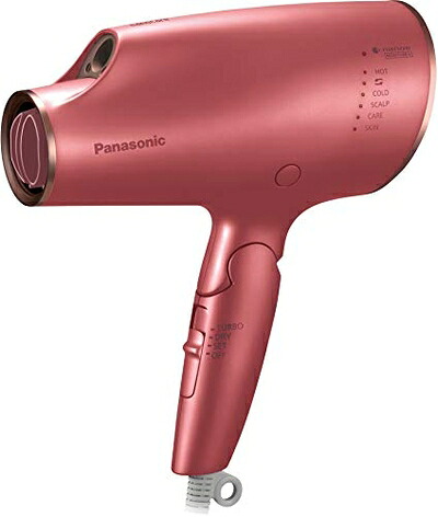 【中古】 パナソニック ヘアドライヤー ナノケア 高浸透「ナノイー」搭載 コーラルピンク EH-NA0E-P