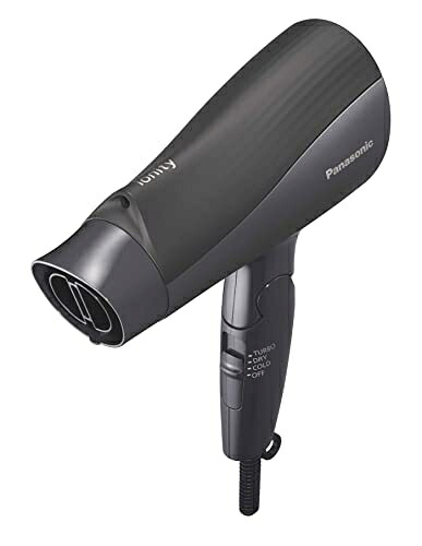 【中古】 パナソニック ドライヤー イオニティ パワフル乾燥 大風量 軽量 マイナスイオン ブラック EH-NE5J-K
