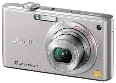 【中古】 パナソニック デジタルカメラ LUMIX (ルミックス) FX40 プレシャスシルバー DMC-FX40-S|ベアホームズ