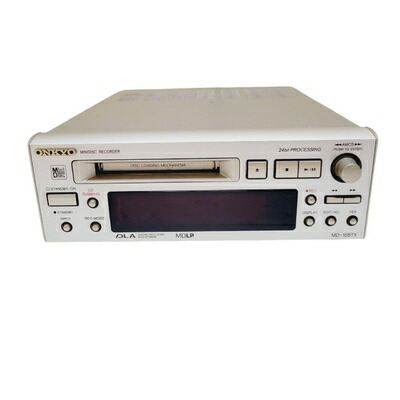 【中古】 ONKYO INTEC205 MDLP対応MDデッキ MD-105TX(S)