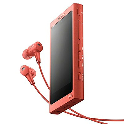 【中古】 ソニー ウォークマン Aシリーズ 32GB NW-A46HN : Bluetooth/microSD/ハイレゾ対応 最大39時間連続再生 ノイズキャンセリングイヤホン付属 2017年モデル トワイライトレッド NW-A46HN R
