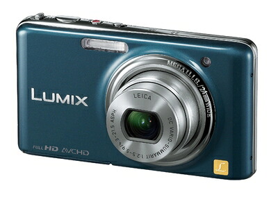 【中古】 パナソニック デジタルカメラ LUMIX FX77 スエードブルー DMC-FX77-A|ベアホームズ