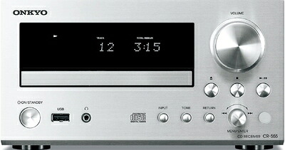 【中古】 ONKYO CDラジオ受信機アンプリファイアー CR-555(S)