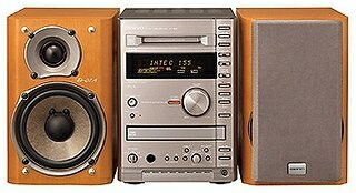 【中古】 ONKYO オンキヨー(オンキョー) X-A7 CD／MDコンポ（本体:FR-155A+スピーカー:D-02Aのセット）