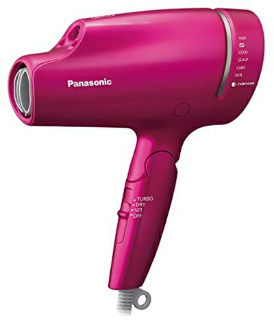 【中古】 パナソニック ヘアドライヤー ナノケア ビビッドピンク EH-NA9B-VP｜ベアホームズ