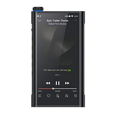 【中古】 FiiO M15 FIO-M15-B DSD相応う ハイレゾ相応う 4.4粍平衡にする最終生産物 2.5粍平衡にする最終生産物 デジタルオーディオプレーヤー