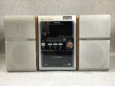 【中古】 Panasonic　パナソニック　SC-PM710SD-S　SDステレオシステム　（CD/MD/SD/カセット/AM/FMラジオコンポ）（本体SA-PM710SDとスピーカーSB-PM710のセット）