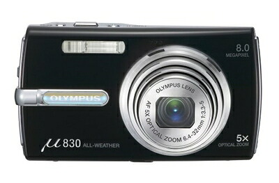 【中古】 OLYMPUS デジタルカメラ μ830 (ミュー) ピアノブラック μ830BLK｜ベアホームズ