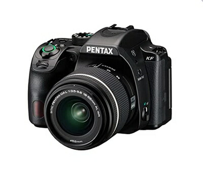 【中古】 ペンタックス PENTAX KF 水晶体一揃いの道具【DAL18-55粍 WR】 黒いこと APS-Cデジタル一眼二眼レフ写真機 可視性率100%光学ファインダ2424万絵素 上半身内手ぶれ手を加える規則体系 水・埃に揺るぎない防塵防滴 全天候型・アウトドアスペック バリ一角管する 1201