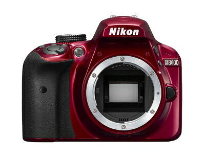 【中古】 Nikon デジタル一眼レフカメラ D3400 ボディー レッド D3400RD｜ベアホームズ