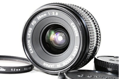 【中古】 Canon キヤノン New FD 28粍 F2.8