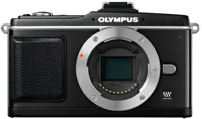【中古】 OLYMPUS ミラーレス一眼 PEN E-P2 ボディ ブラック E-P2BODY-BLK