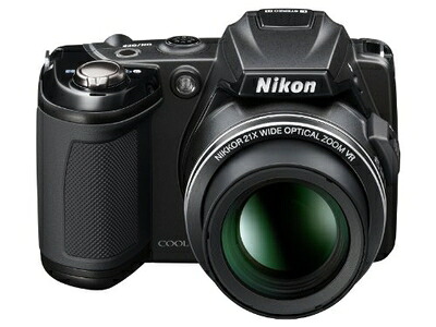 【中古】 NikonデジタルカメラCOOLPIX L120 ブラック L120 1410万画素 広角25mm 光学21倍 3型液晶 単3電池対応|ベアホームズ