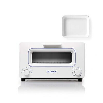 【中古】 バルミューダ スチームオーブントースター BALMUDA The Toaster K01E-WB (白いこと×青碧堅苦しさ田んぼ琺瑯書き割り)