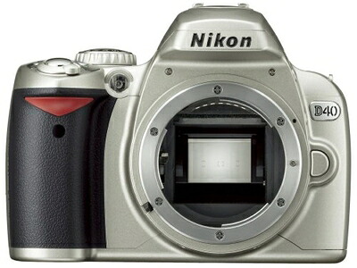 【中古】 Nikon デジタル一眼レフカメラ D40 シルバー ボディ本体 D40S｜ベアホームズ 13,775円