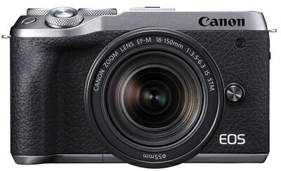 【中古】 Canon ミラーレス一眼カメラ EOS M6 Mark II EF-M18-150 IS STM レンズキット シルバー EOSM6MK2SL-18150ISSTM|ベアホームズ