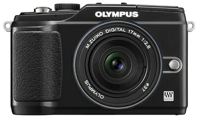 【中古】 OLYMPUS ミラーレス一眼 E-PL2 パンケーキレンズキット ブラック E-PL2 PKIT BLK