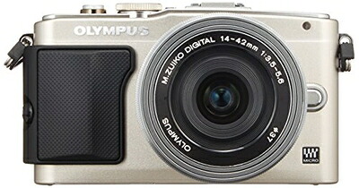 【中古】 OLYMPUS ミラーレス一眼 PEN E-PL6 14-42mm EZレンズキット シルバー E-PL6 EZ LKIT SLV｜ベアホームズ
