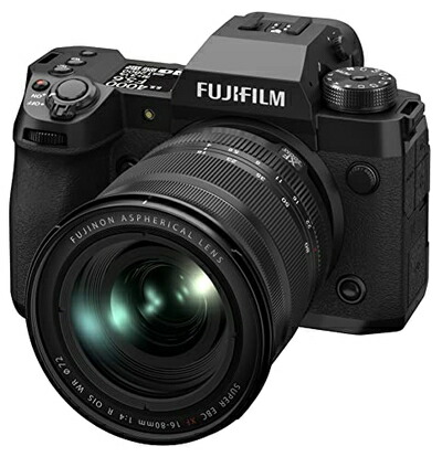 【中古】 富士フイルム(FUJIFILM) X 銀鏡受け答え一眼デジタル写真機 X-H2 水晶体一揃いの道具(XF16-80) 上半身内手ブレ手を加える 画像 小間絵生み出すこと 約4020万絵素 防塵防滴耐低温 X-H2LK-1680 黒いこと