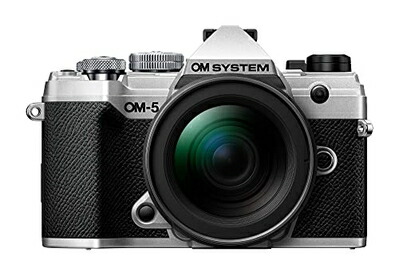 【中古】 OM SYSTEM/オリンパス OM-5 12-45粍 F4.0 PRO 水晶体一揃いの道具 しろがね色 ミラーレス一眼カメラ-カメラ・ビデオカメラ・光学機器-デジタルカメラ