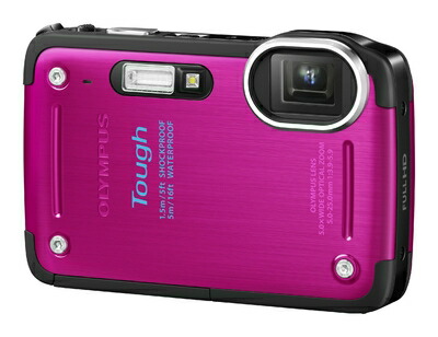 【中古】 OLYMPUS デジタルカメラ TG-620 1200万画素 5m防水 裏面照射型CMOS 広角28mm ピンク TG-620 PNK|ベアホームズ