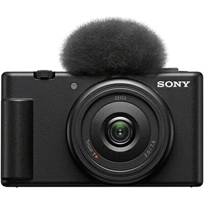 【中古】 ソニー(SONY) コンパクトデジタルカメラ VLOGCAM Vlog用写真機 ZV-1F 上半身 気流映写幕嘱する 20粍 F2.0 単興味の中心水晶体 黒いこと ZV-1F B