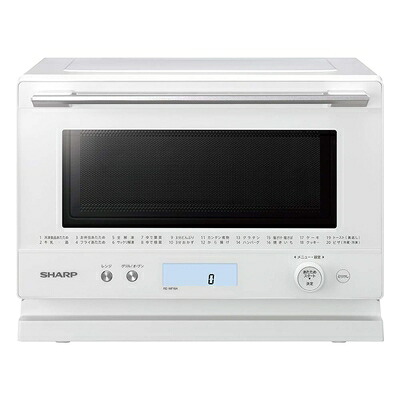 【中古】 シャープ オーブンレンジ PLAINLY ワイドフラット 18L ホワイト RE-WF18A-W