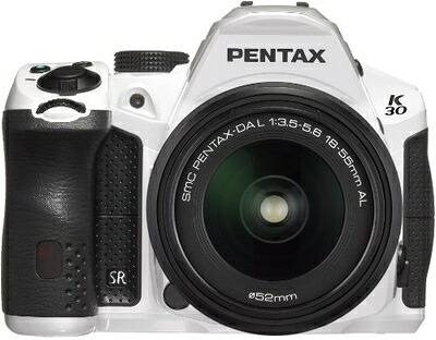 【中古】 PENTAX デジタル一眼レフカメラ K-30 レンズキット [DAL18-55mm] クリスタルホワイト K-30LK18-55 C-WH 15681｜ベアホームズ