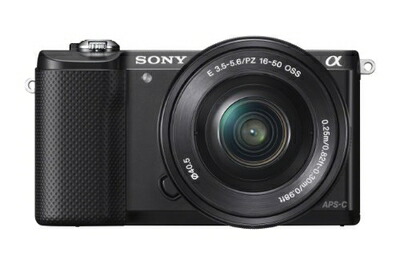 【中古】 SONY ミラーレス一眼 α5000 パワーズームレンズキット ブラック ILCE-5000L-B
