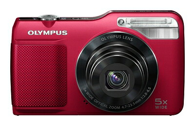 【中古】 OLYMPUS デジタルカメラ VG-170 レッド 1400万画素 光学5倍ズーム 15m強力フラッシュ ハイビジョンムービー 3.0型LCD 広角26mm VG-170 RED|ベアホームズ