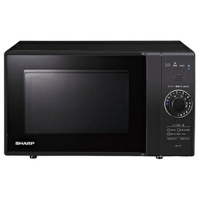 【中古】 シャープ(SHARP) RE-T171-B(ブラック) 単機能レンジ 17L