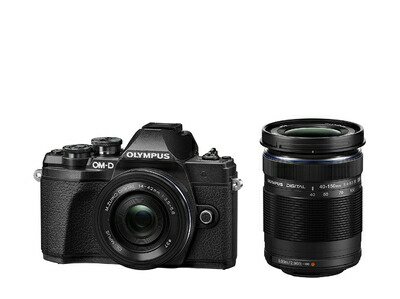 【中古】 OLYMPUS ミラーレス一眼カメラ OM-D E-M10 MarkIII EZダブルズームキット ブラック