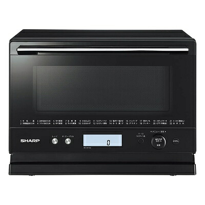 【中古】 シャープ オーブンレンジ 18L 1段調理 RE-WF182-B ブラック